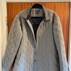 Mens Barbour Kirk Quilted Shirt, Size XXL, EUC